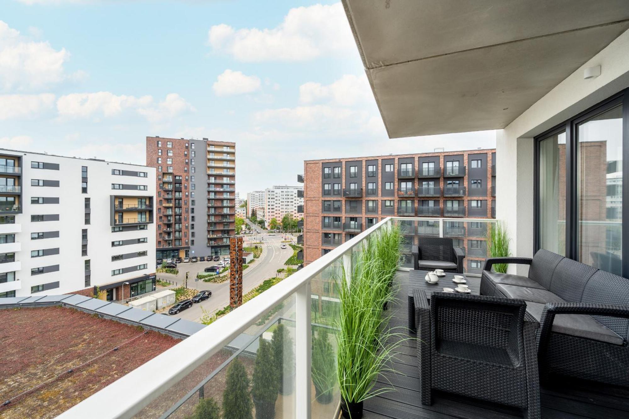 Luksusowy Apartament Z 3 Sypialniami, Klimatyzacja, Parkingiem I Biurkiem We Wroclawiu By Renters Prestige Экстерьер фото